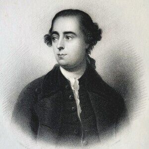 1844 John Moore M.D. Engraving Victorian Scotland Doctor Portrait DWSS20